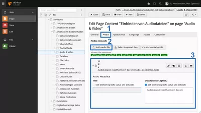 Bild: Reiter Media mit Audiodatei 