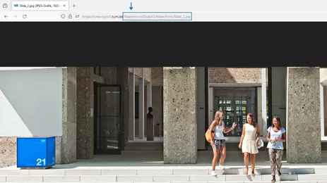 Bild 4: Bildadresse kopieren