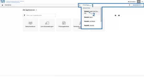 Bild 3: Personensuche in TUMonline